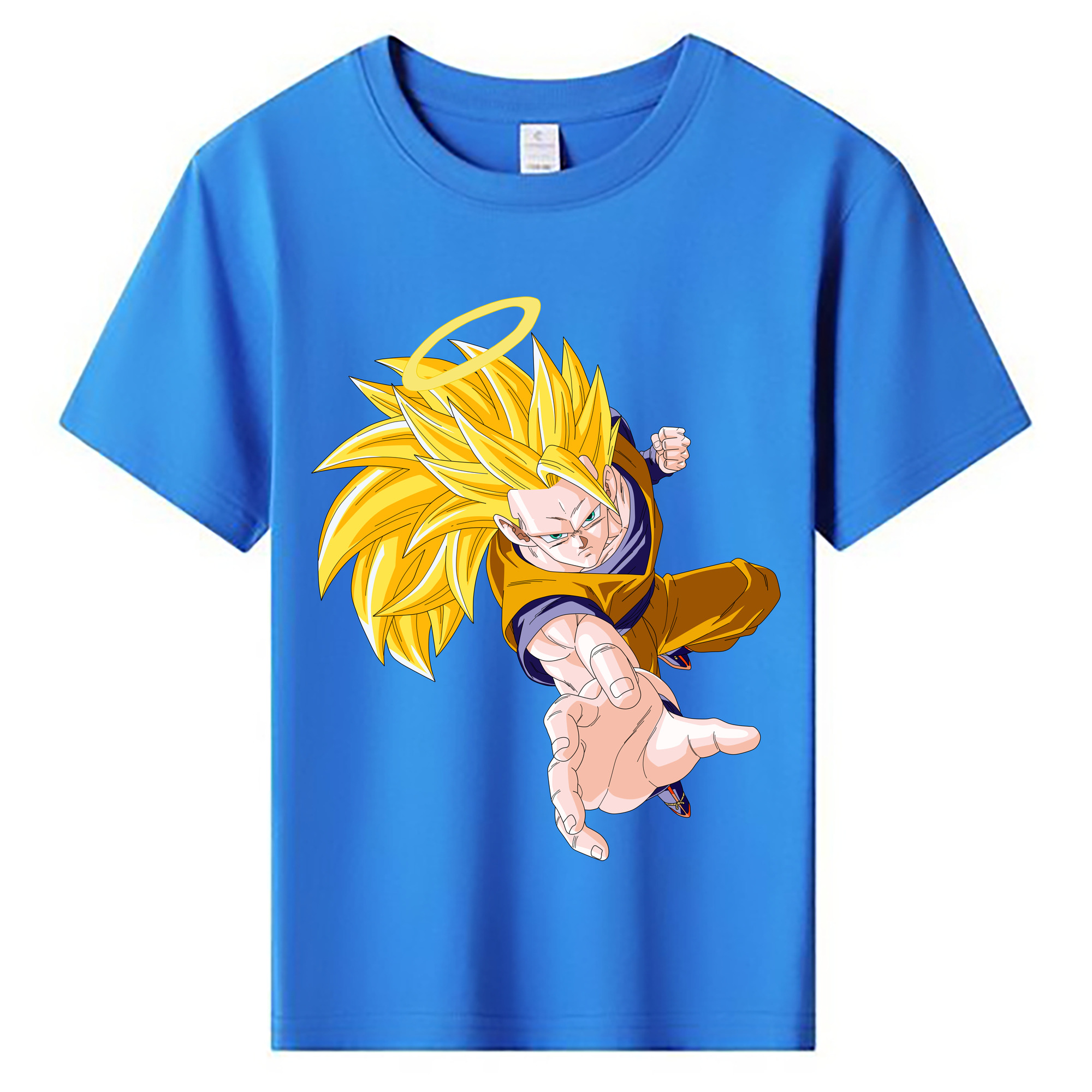 （画像用） ドラゴンボール 孫悟空（そん ごくう）Son Goku カカロット DRAGON BALL Kakarotto 綿100％キッズTシャツ（フロントプリント）